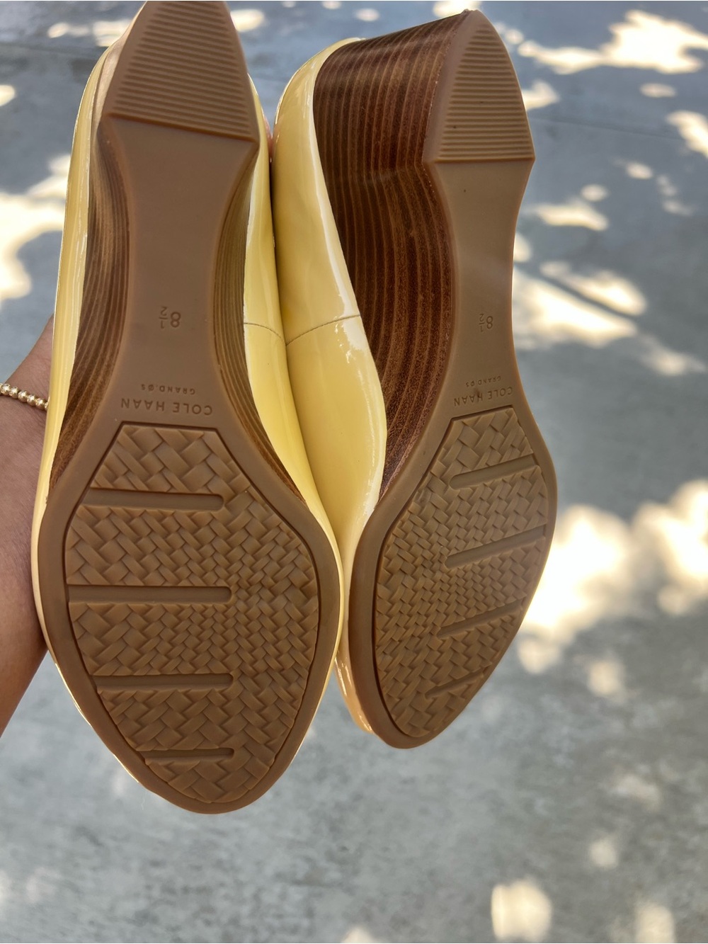 Cole Haan Grand Wedge peep toe - Picture 8 of 9